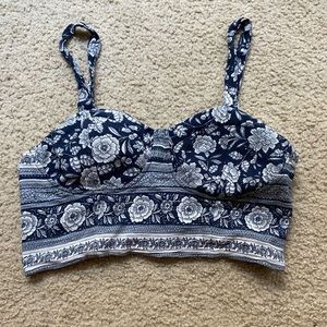 Floral crop top